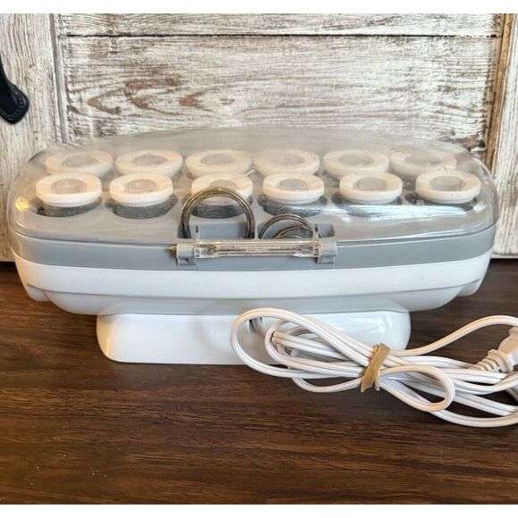 Jilbere Ceramic Tools Porcelain Series Hot Rollers Curlers 11 Clips 1.25" & 1.5" - Picture 8 of 8